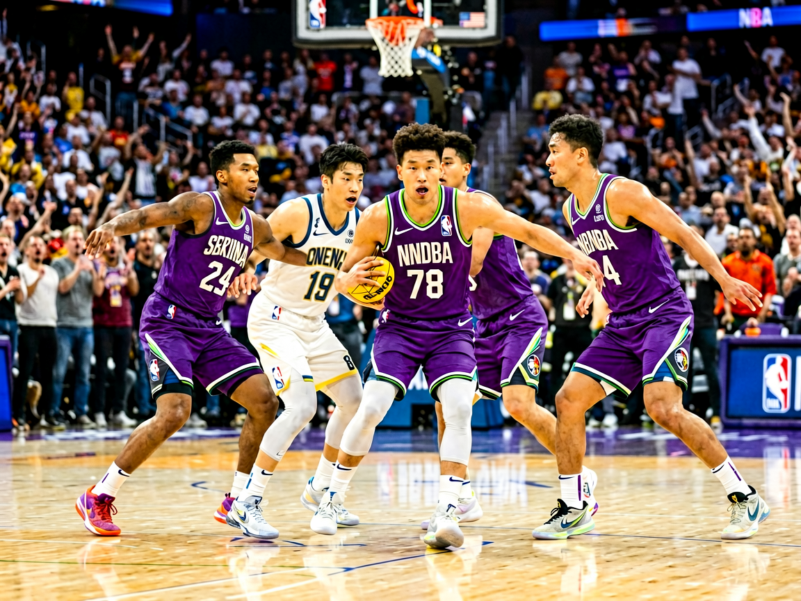 牛八体育NBA新闻：季后赛激烈角逐场景